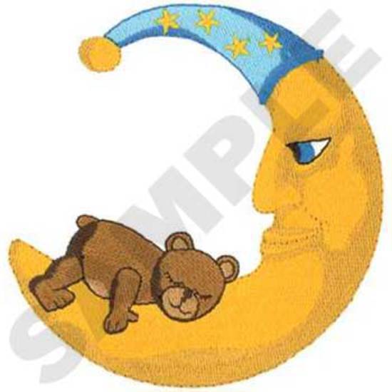Bär mit Mond