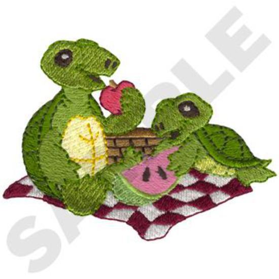 Schildkröte Picknick