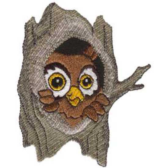 Peek-a-Boo Eule
