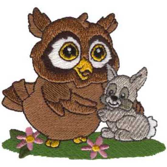 Eule und Häschen