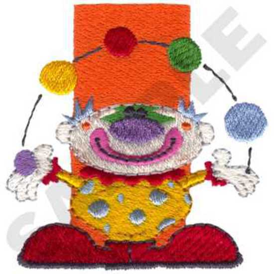 Clown im Tür-Akzent