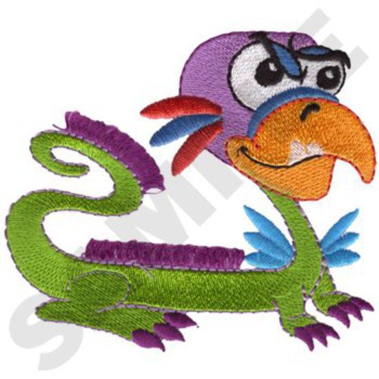 Fringe Vogel Kopf Monster