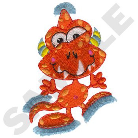 Fringe Lizard Monster
