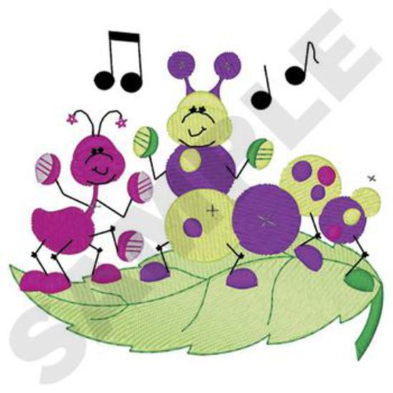 Caterpillar mit Ameise