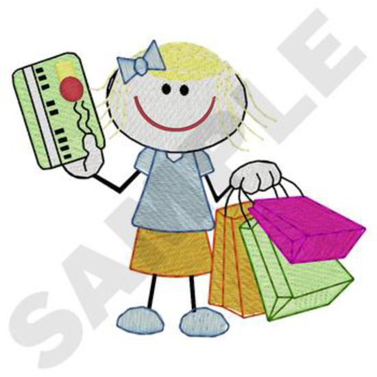 Shopping-Mädchen