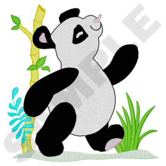 Panda zu Fuß