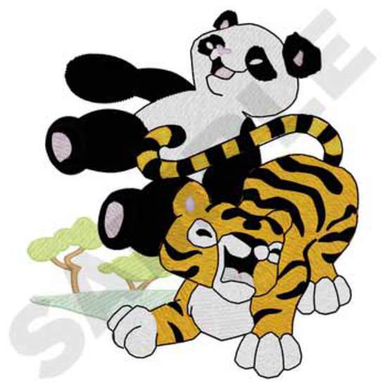 Panda und Tiger
