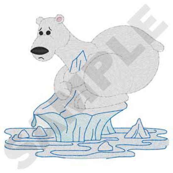 Eisbär auf Eisberg