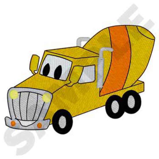 Zement-LKW