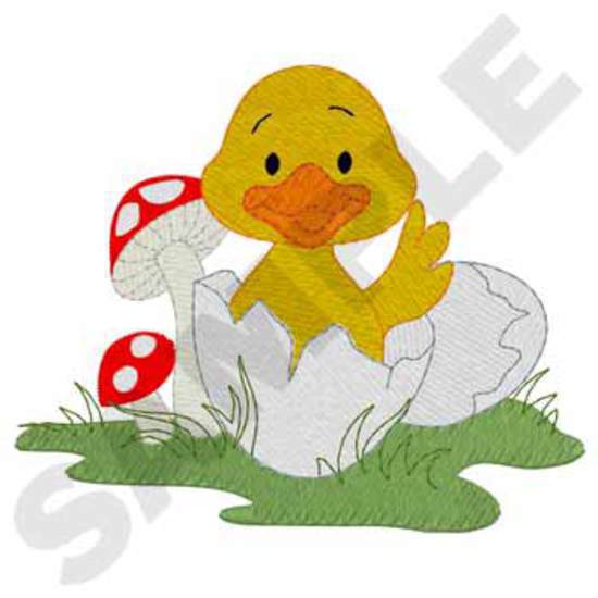 Brütende Ente
