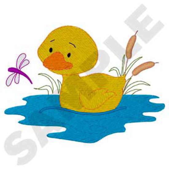 Ente und Libelle