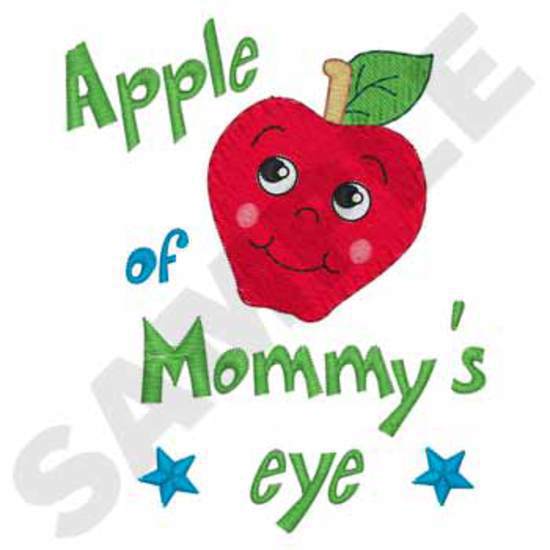 Apfel von Mamas Auge
