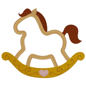 Schaukelpferd Applique