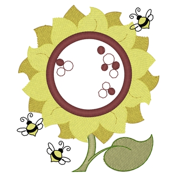 Sonnenblume Applique
