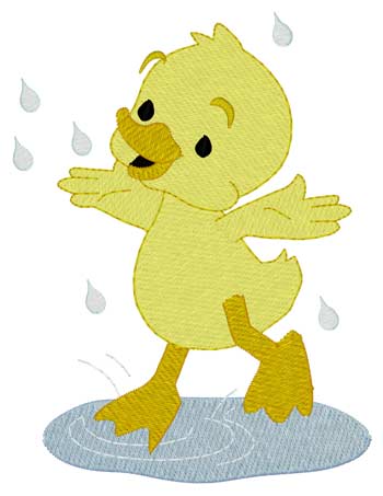 Ducky im Regen
