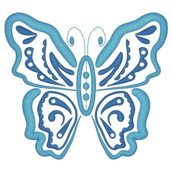 Paisley-Schmetterling