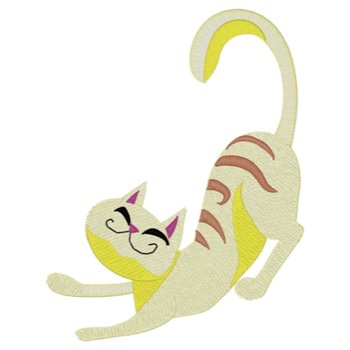 Stretching Katze
