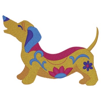 Wunderlicher Wiener Hund