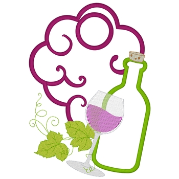 Wein Applique