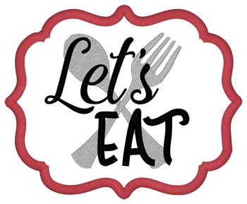 Lass uns Applique essen