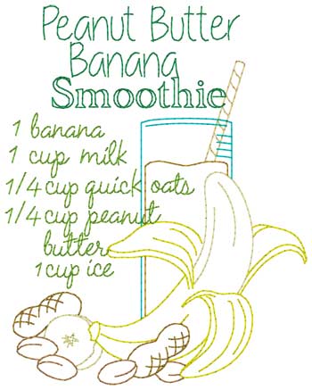 Erdnussbutter-Bananen-Smoothie