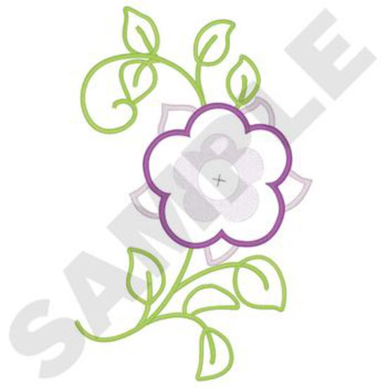 Blumenumriss