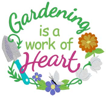 Gartenarbeit ist Arbeit von Herzen