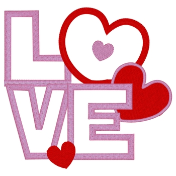 Liebe Applique