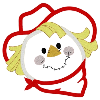 Vogelscheuche Applique
