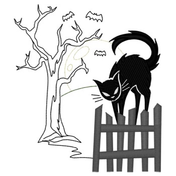 Schwarze Katze