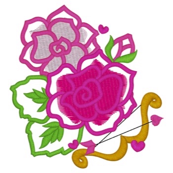 Valentines Blumen
