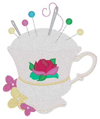 Teetasse Pin Kissen