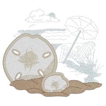 Sand-Dollar-Strand-Szene
