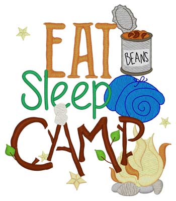 Essen  schlafen  Campen