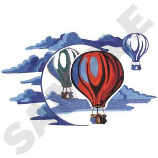  Scène de montgolfière