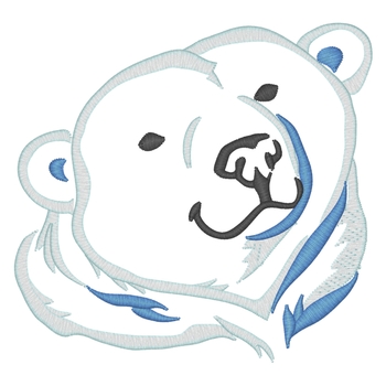 Eisbär Kopf