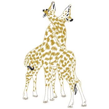Giraffen Baden (Einschnüren)