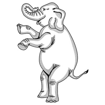 Elefant aufziehen