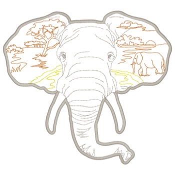 Elefant Gliederung Szene