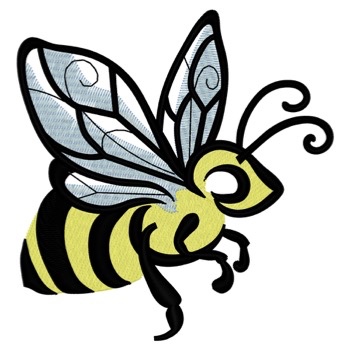 Fliegende Honigbiene