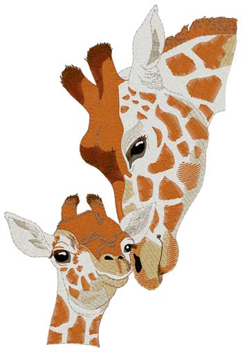 Momma & Baby Giraffe
