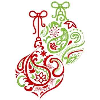 Paisley-Verzierungen