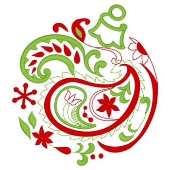 Paisley-Verzierung